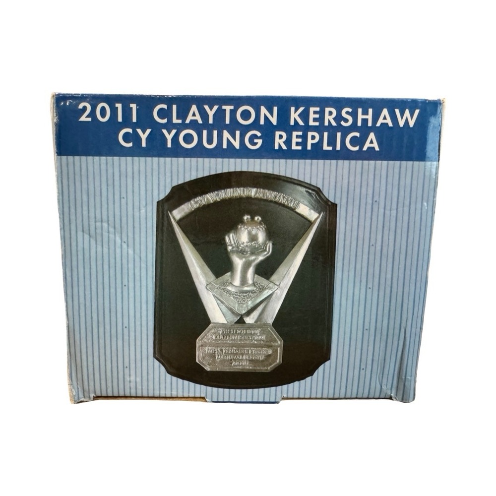 2011 Clayton Kershaw Cy Young Replica Award Los Angeles Dodgers SGA Trophy